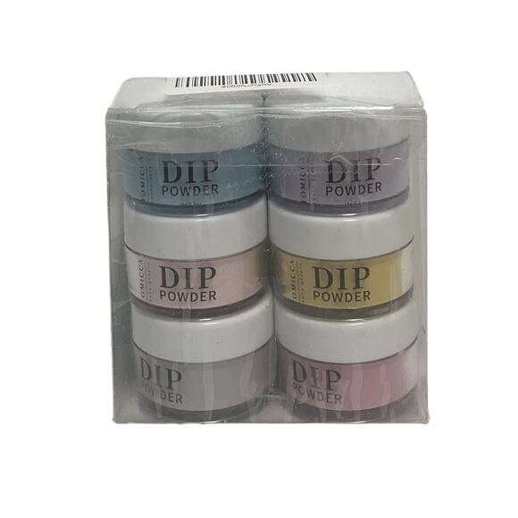 Tomicca Touch Beauty Nail Dip Powder 6 Colors 0.5 oz ea New Open Box Jars Sealed - Picture 1 of 4